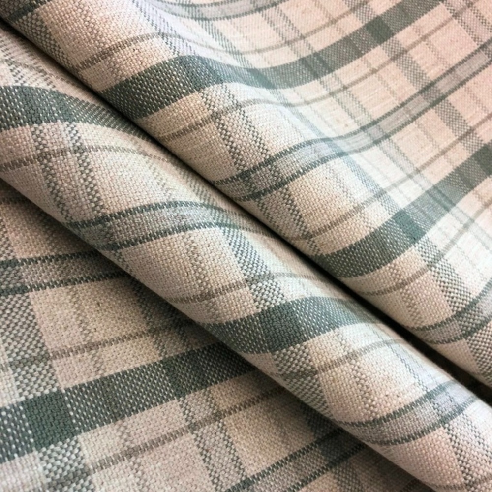 4 Yards Augusta Basil Tartan Plaid Fabric 🌿